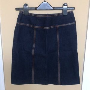 MICHAEL Michael Kors Stretch Denim Mini Skirt, size 6